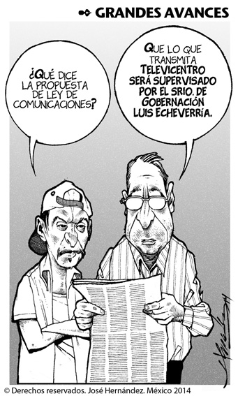 Grandes avances.